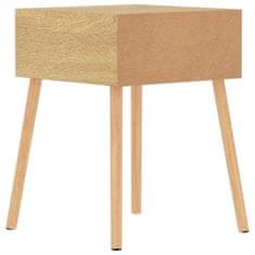 Greatstore Nočna omarica sonoma hrast 40x40x56 cm iverna plošča