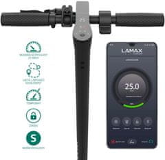 LAMAX S7500 Plus električni skiro, črno-moder