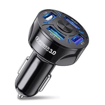 Pingos Avtopolnilec 4xUSB