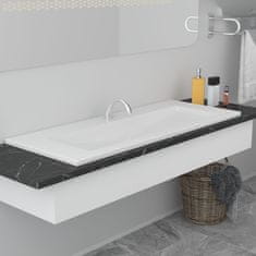 Vidaxl Vgradni umivalnik 101x39,5x18,5 cm keramičen bel