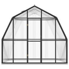 Vidaxl Rastlinjak z okvirjem antracit 3,3 m² aluminij