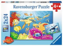 Ravensburger Puzzle Podmorska lepotica 2x24 kosov