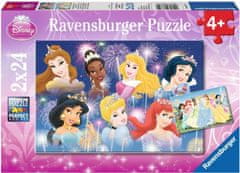 Ravensburger Puzzle Beautiful princesses 2x24 kosov