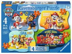 Puzzle Paw Patrol 4 v 1 (4,6,8,10 kosov)