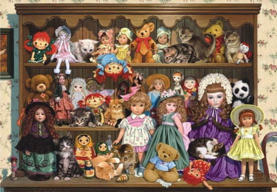 AnaTolian Puzzle Babičina polica s punčkami 500 kosov