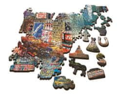 Trefl Wood Craft Origin puzzle Kolaž New York 1000 kosov