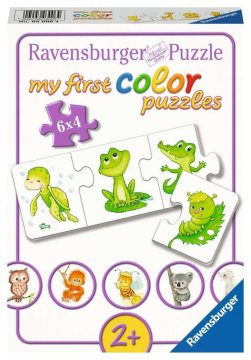 Ravensburger Moja prva sestavljanka Pisane živali 6x4 koščki