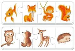 Ravensburger Moja prva sestavljanka Pisane živali 6x4 koščki