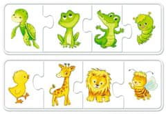 Ravensburger Moja prva sestavljanka Pisane živali 6x4 koščki