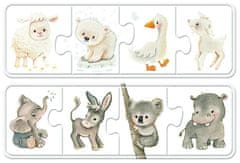 Ravensburger Moja prva sestavljanka Pisane živali 6x4 koščki