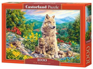 Castorland Puzzle Nova generacija volkov 1000 kosov