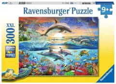 Ravensburger Puzzle Paradise of delphins XXL 300 kosov