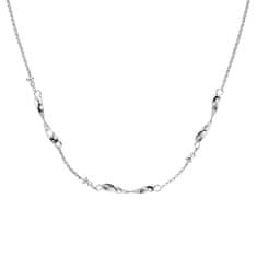 Engelsrufer Elegantna srebrna ogrlica s kubičnim cirkonijem Twist ERN-TWIST-ZI