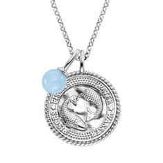 Engelsrufer Srebrna ogrlica Fish ERN-PISCES-BAZI (verižica, obesek)
