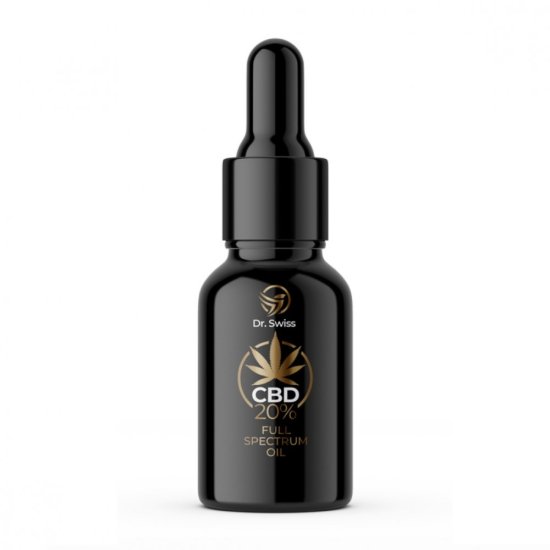 Dr.Swiss CBD konopné kapky 20%