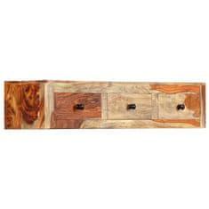 Vidaxl Stenska konzolna mizica 100x25x20 cm trden palisander