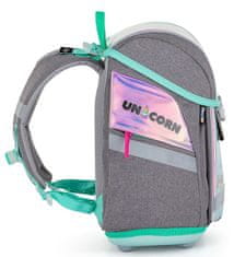 Oxybag Premium Light Unicorn iconic anatomska šolska torba