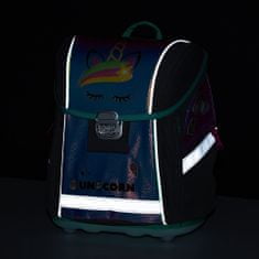 Oxybag Premium Light Unicorn iconic anatomska šolska torba