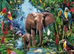 Ravensburger Puzzle Elephants in the Jungle XXL 150 kosov