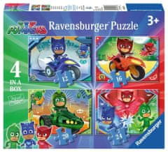 Ravensburger Puzzle pižama 4 v 1 (12, 16, 20, 24 kosov)