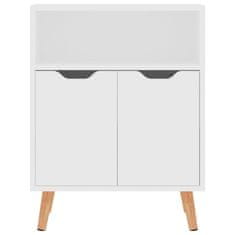 Greatstore Komoda bela 60x30x72 cm iverna plošča