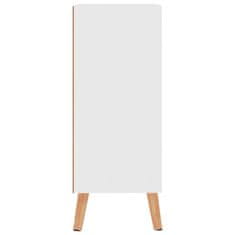 Greatstore Komoda bela 60x30x72 cm iverna plošča