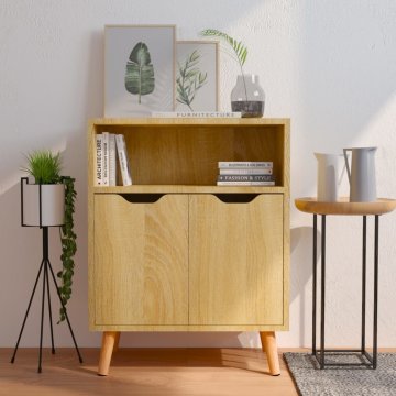 Greatstore Komoda sonoma hrast 60x30x72 cm iverna plošča
