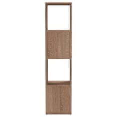 Greatstore Vrtljiva omarica sonoma hrast 34,5x34,5x147,5 cm iverna plošča
