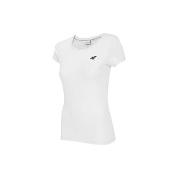 4F Majice bela NOSH4 TSD001 Biały