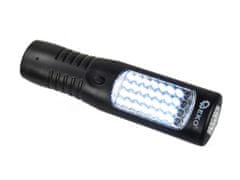 GEKO LED Akumulatorska delavniška svetilka 28+4+3 LED + avto polnilec