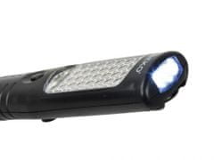 GEKO LED Akumulatorska delavniška svetilka 28+4+3 LED + avto polnilec