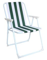Linder Exclusiv Fotelj PO2600SG Zelena s črtami
