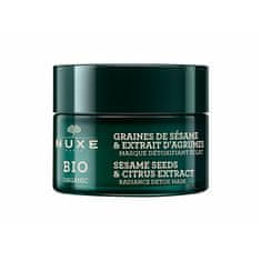 Nuxe BIO sezamova semena in izvleček citrusov (Radiance Detox Mask) 50 ml