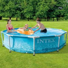 Vidaxl Bazen Intex Beachside s kovinskim okvirjem, 305x76 cm