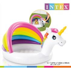 shumee Intex Otroški bazen Unicorn Baby, 127x102x69 cm