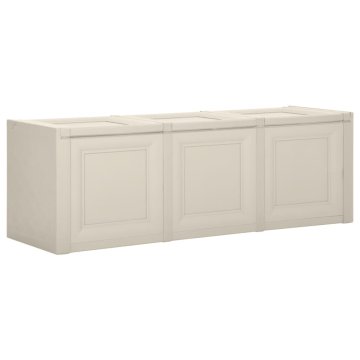 Vidaxl Škatla za blazine vanilla ice 125x40x42 cm 130 L