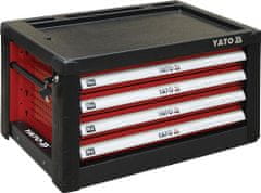 YATO  Delavniški kabinet 4 čepi 690x465x400mm rdeča