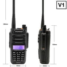 Baofeng Komplet 2 UHF radijskih postaj UV-9R Plus Komplet oddajnika UV-9R Plus (V2)