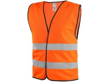 Odsevni brezrokavnik 2RP, dobro viden, oranžen