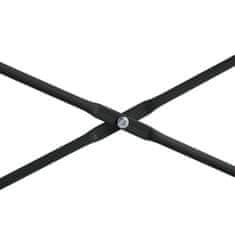 shumee Računalniška miza črna 110x72x70 cm iverna plošča