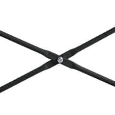 Vidaxl Računalniška miza črna in hrast 110x60x70 cm iverna plošča