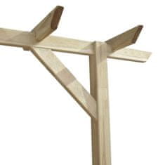 Vidaxl Vrtna pergola 400x40x205 cm lesena