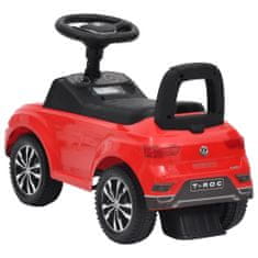 Greatstore Otroški poganjalec avto Volkswagen T-Roc rdeč