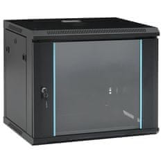 Vidaxl Stenska omrežna omarica 9U 19" IP20 600x450x510 mm