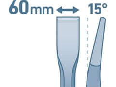 Extol Premium Extol Premium (8801508) ploščato dleta SDS PLUS, 400x14 mm, širina rezila 60 mm