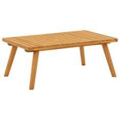 Vidaxl Vrtna klubska mizica 90x55x35 cm trden akacijev les