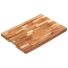 Greatstore Deska za rezanje 60x40x4 cm trden akacijev les