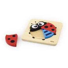 New Classic Toys Lesena sestavljanka za najmlajše Viga Ladybug