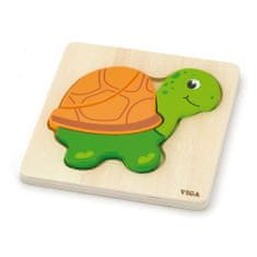 New Classic Toys Lesena sestavljanka za otroke Viga Turtle