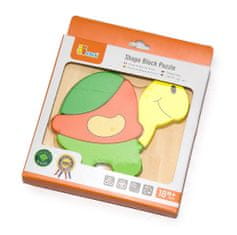 New Classic Toys Lesena sestavljanka za otroke Viga Turtle
